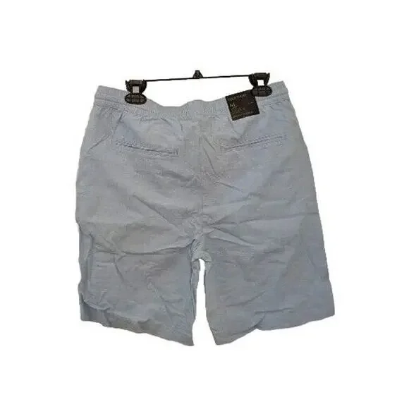 Banana Republic New Men's Deck Shorts Size M Slim Light Blue - Picture 2 of 8